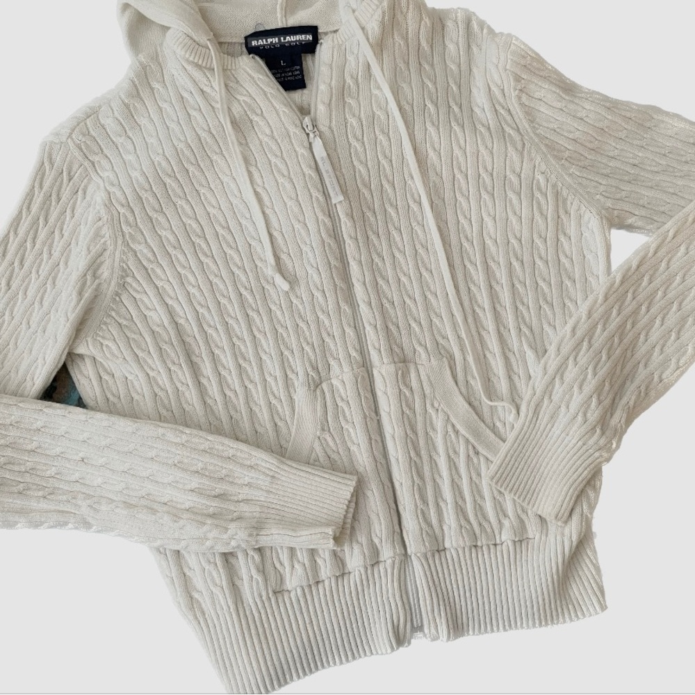 Vintage Women’s Ralph Lauren Polo Golf Zip-up (L)